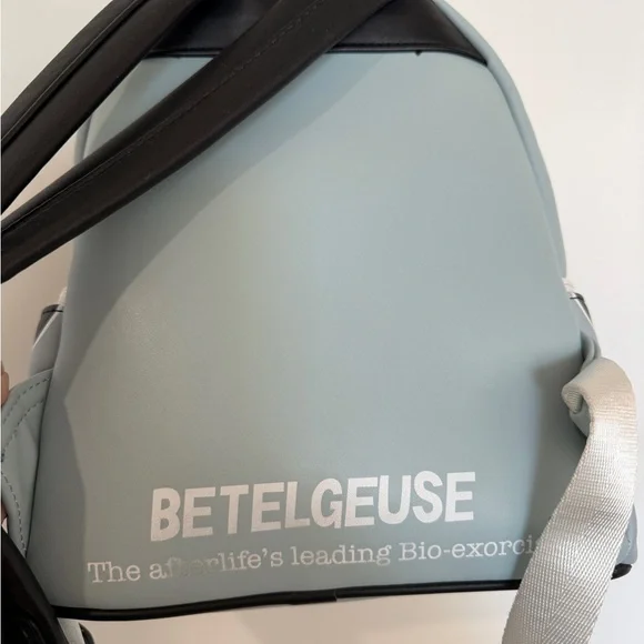 Loungefly Beetlejuice Cowboy Backpack - Black, Gray, Green - Picture 2 of 5